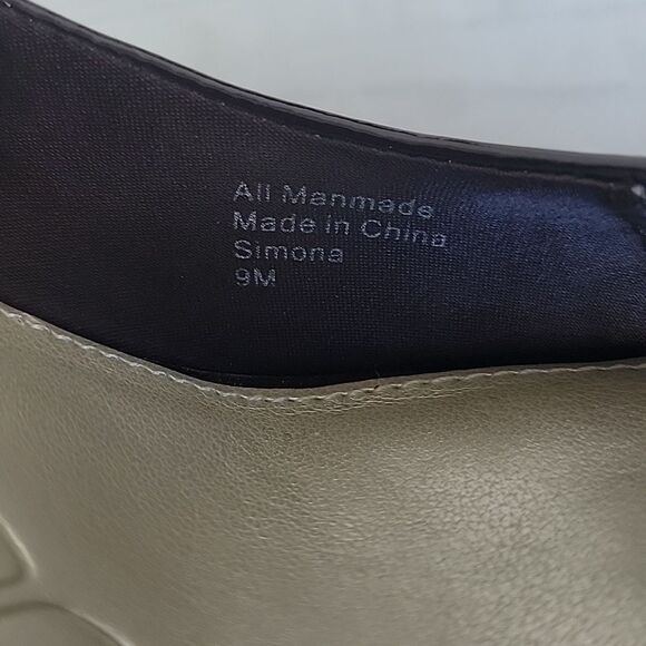 Giani Bernini Simone Peep Toe Faux Snakeskin Heels Womens Size 9M - Picture 9 of 11